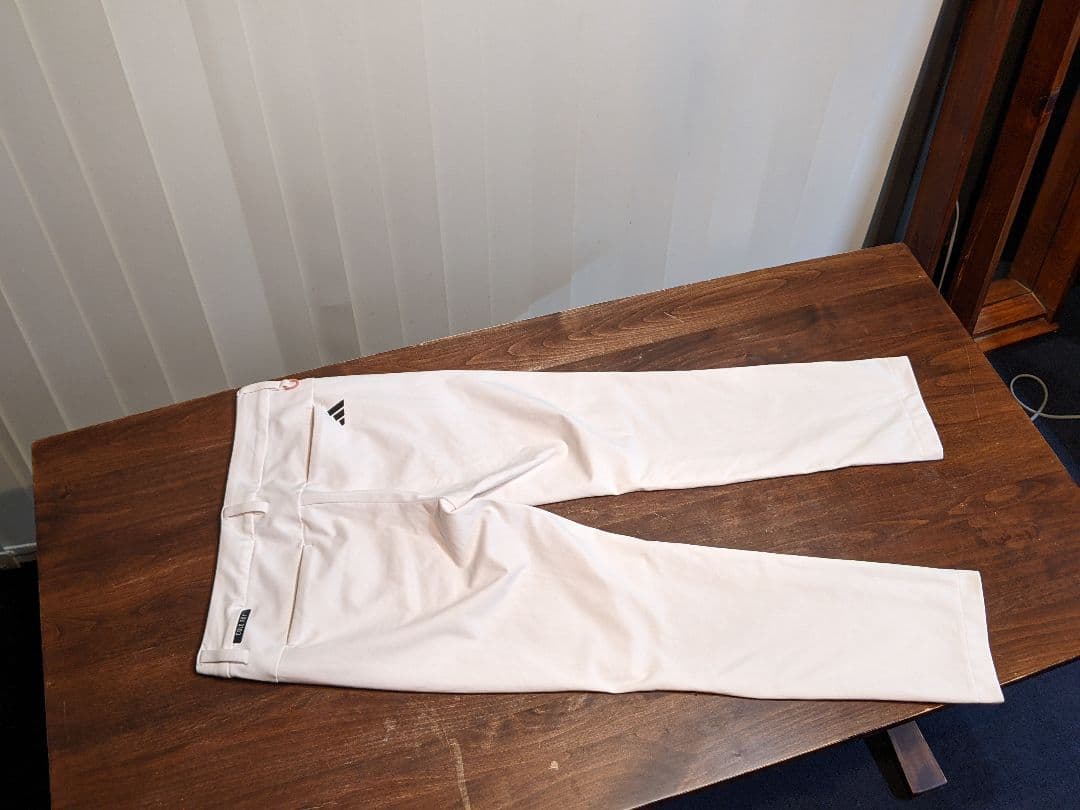 アディダス　切替　異素材　キルティング　中綿　ロングパンツ　ゴルフ　ストレッチ