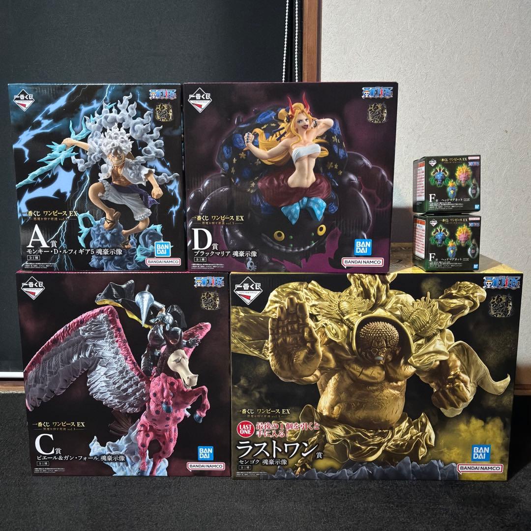 一番くじ ワンピース EX 悪魔を宿す者達　A賞 C賞 Ｄ賞 F賞 ラストワン