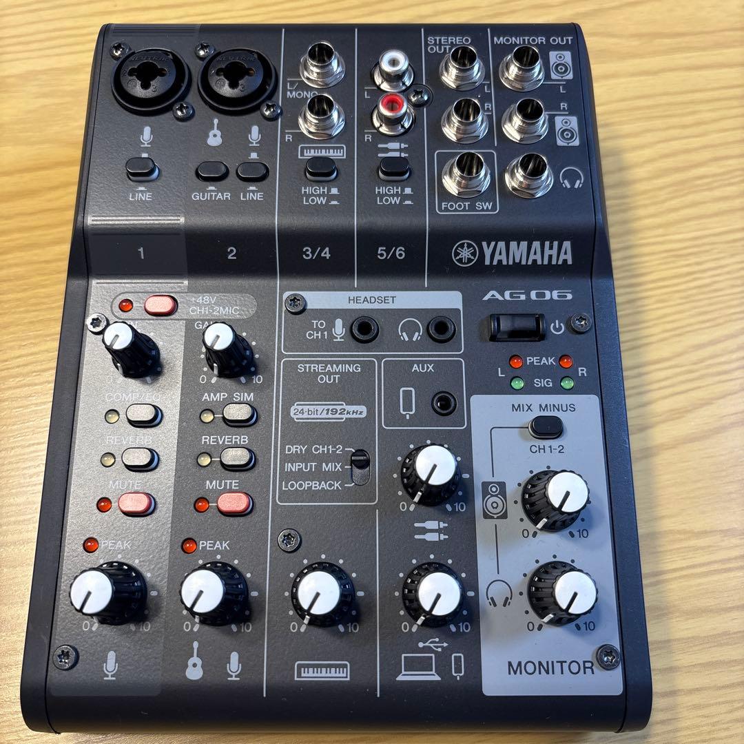 YAMAHA ( ヤマハ )AG06MK2 ライブストリーミングミキサー