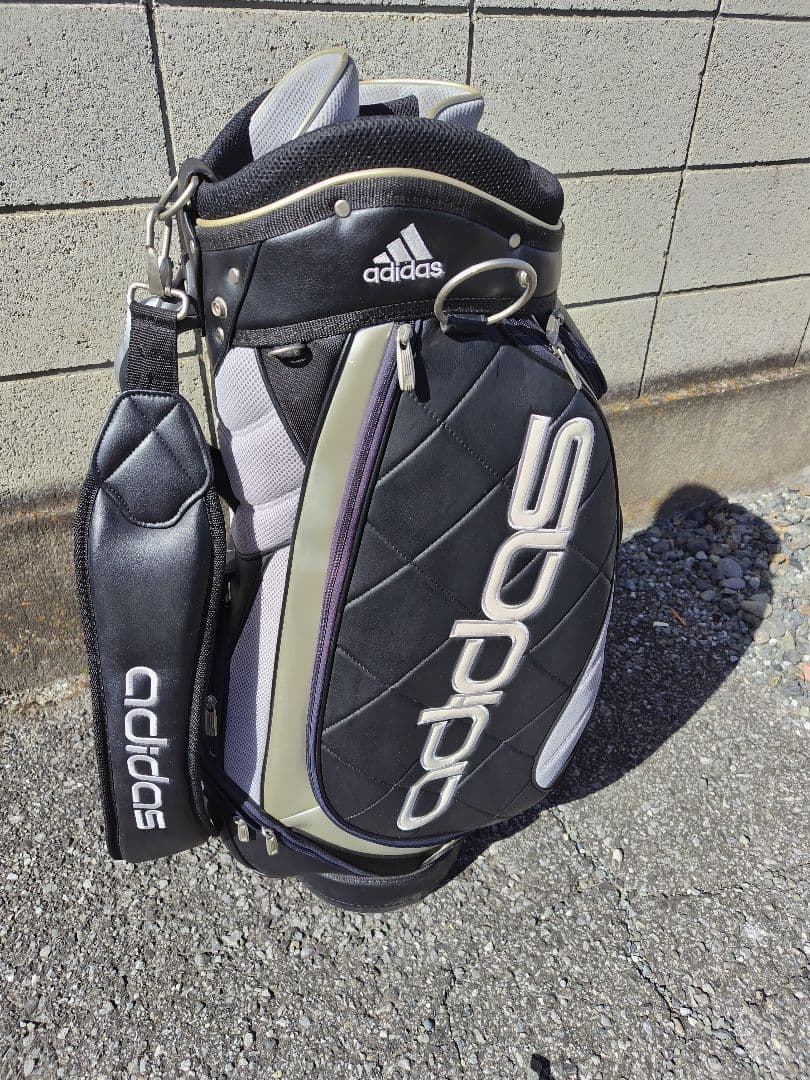 adidas キャディバッグ ブラック/グレー