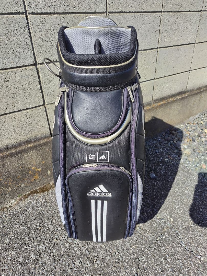 adidas キャディバッグ ブラック/グレー