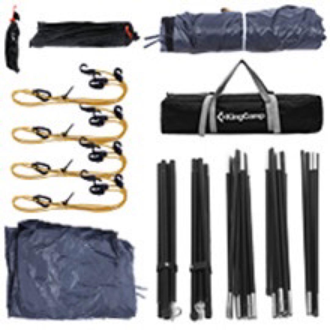 カーサイドタープ　タープ　テント　新品　キャンプ　アウトドア　車中泊　耐水　強力