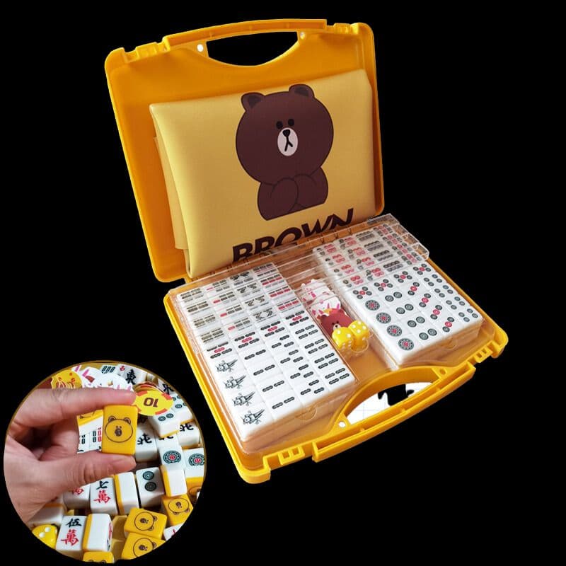 麻雀　クマ　かわいい　黄色　イエロー　LINEFRIENDS　韓国　韓国雑貨