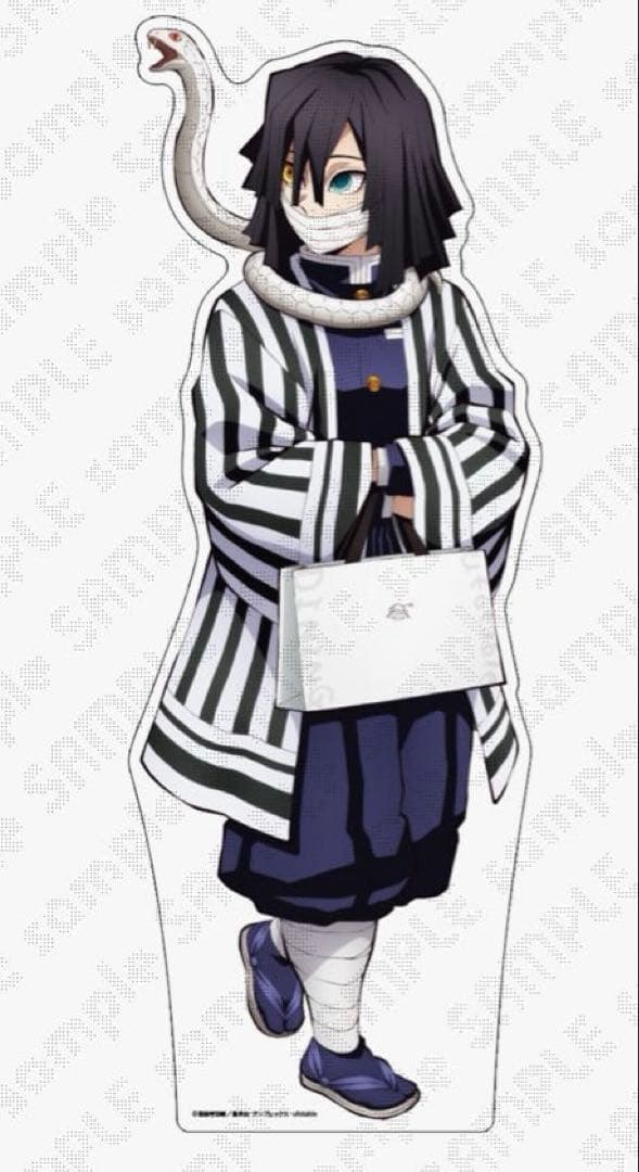 鬼滅の刃 ダイニング新店舗記念 イラスト スタンディPOP　伊黒小芭内