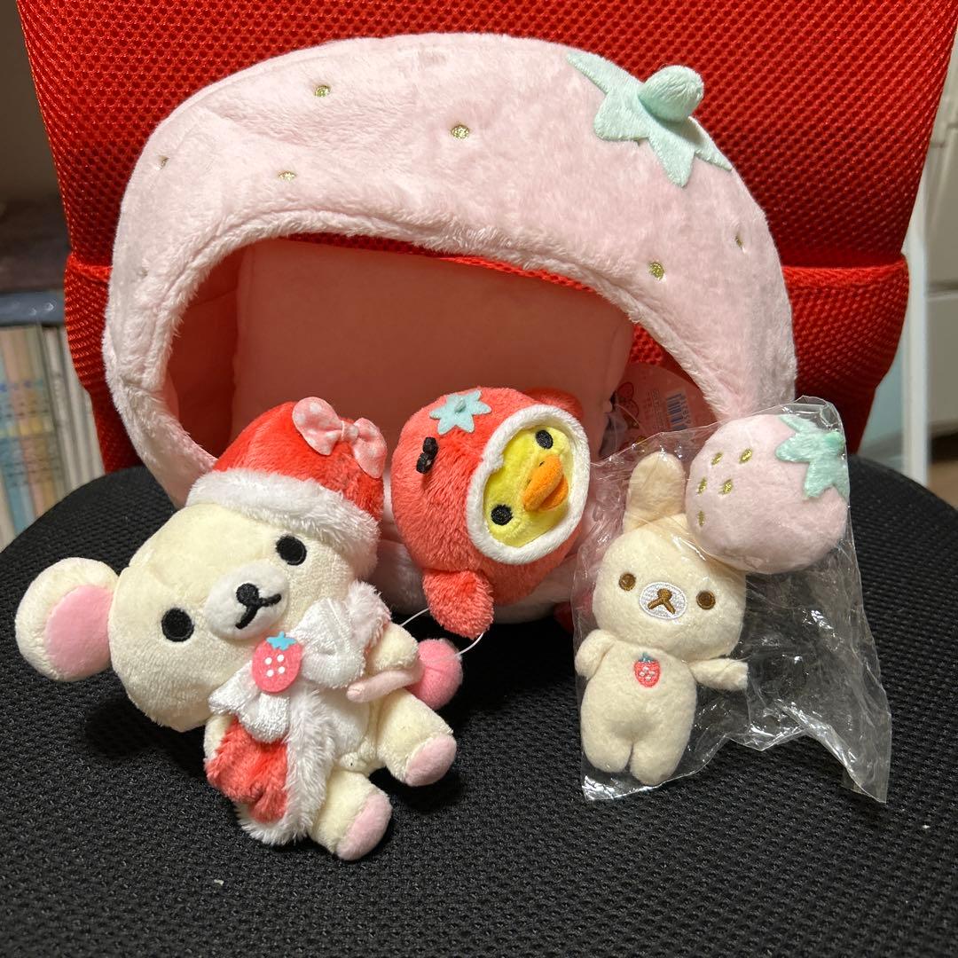 レア　リラックマストア限定　コリラックマのいちご馬車ぬいぐるみ　2015