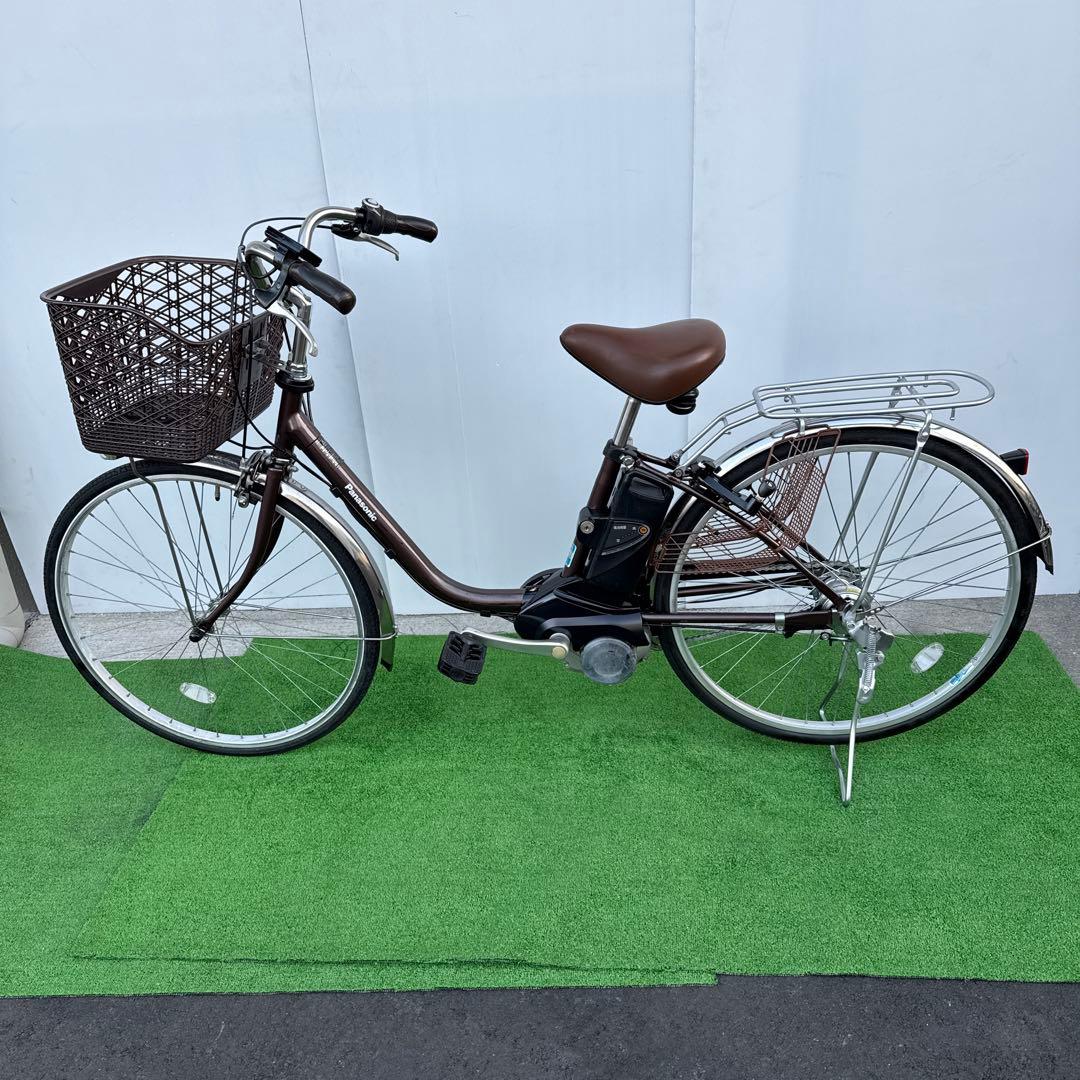 Panasonicパナソニック電動アシスト自転車26インチ ブラウン美品