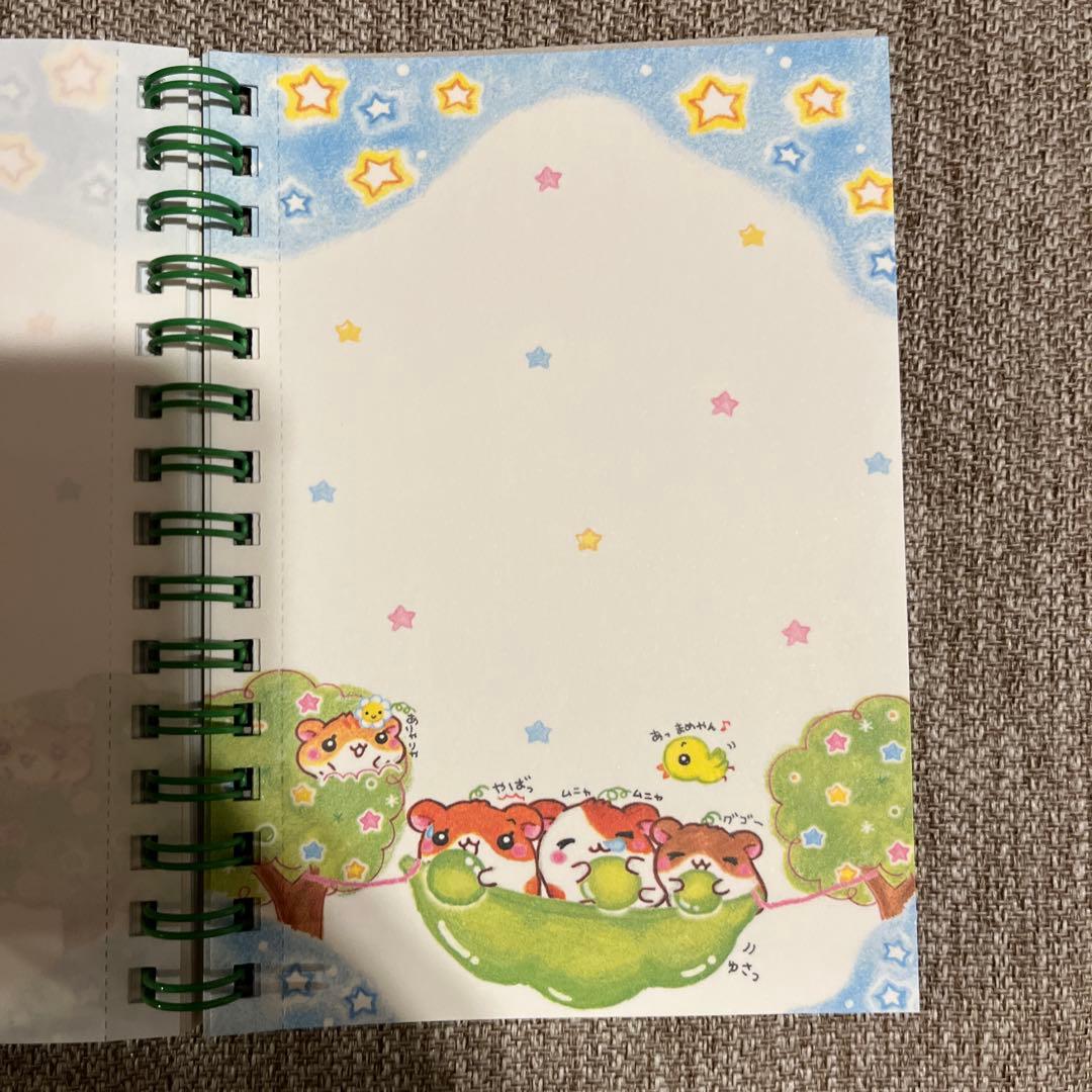 平成レトロ　Wリングメモ　クーリア　ENDOU豆ハム　こぱむだシリーズハムスター