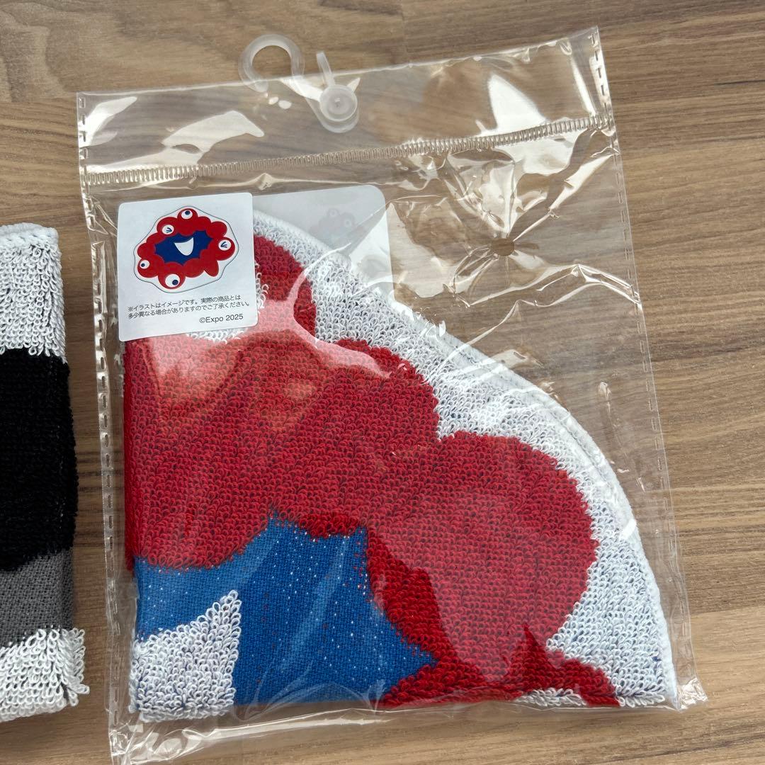 ⭐︎新品⭐︎ミャクミャク　ダイカット　ミニタオル　万博限定