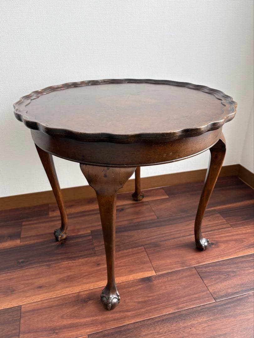 アンティーク家具　猫脚ローテーブル
