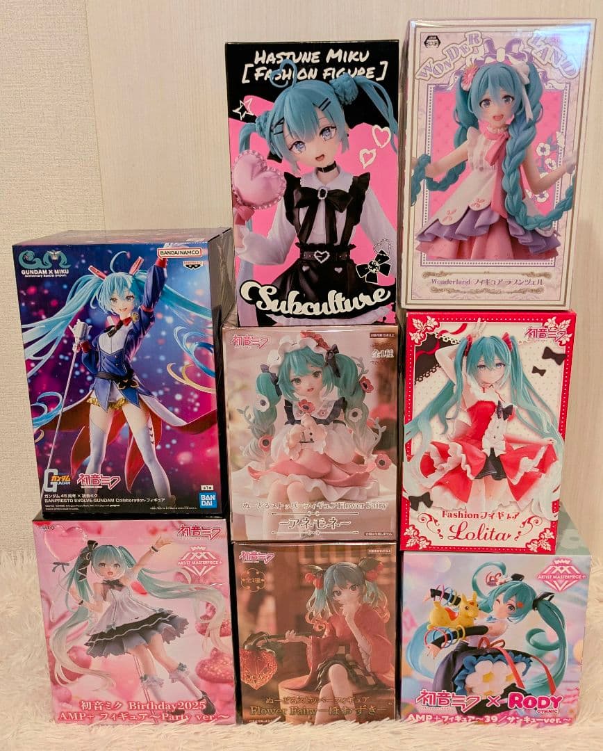 初音ミク　フィギュア　まとめ売り　ガンダム　fashion　Rody　ロリータ