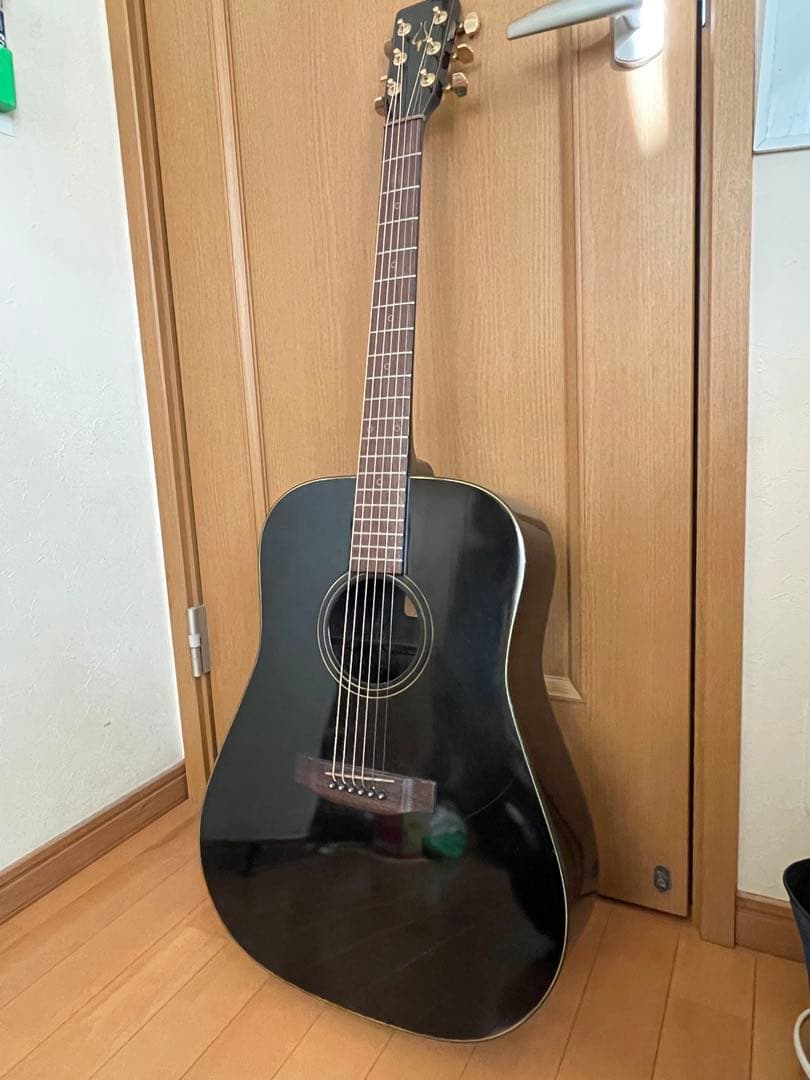アコースティックギター YAMAKI 黒 ハードケース付き