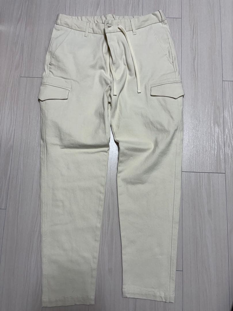 KAPELMUUR(カペルミュール)ストレッチヒートカーゴパンツ アイボリー