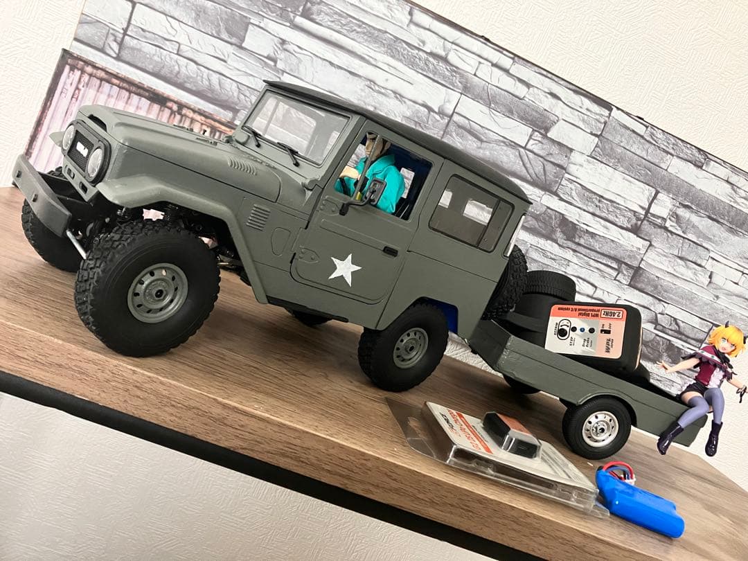 WPL C34 ミリタリー風　inるぱんさん　これから仕事だぜversion