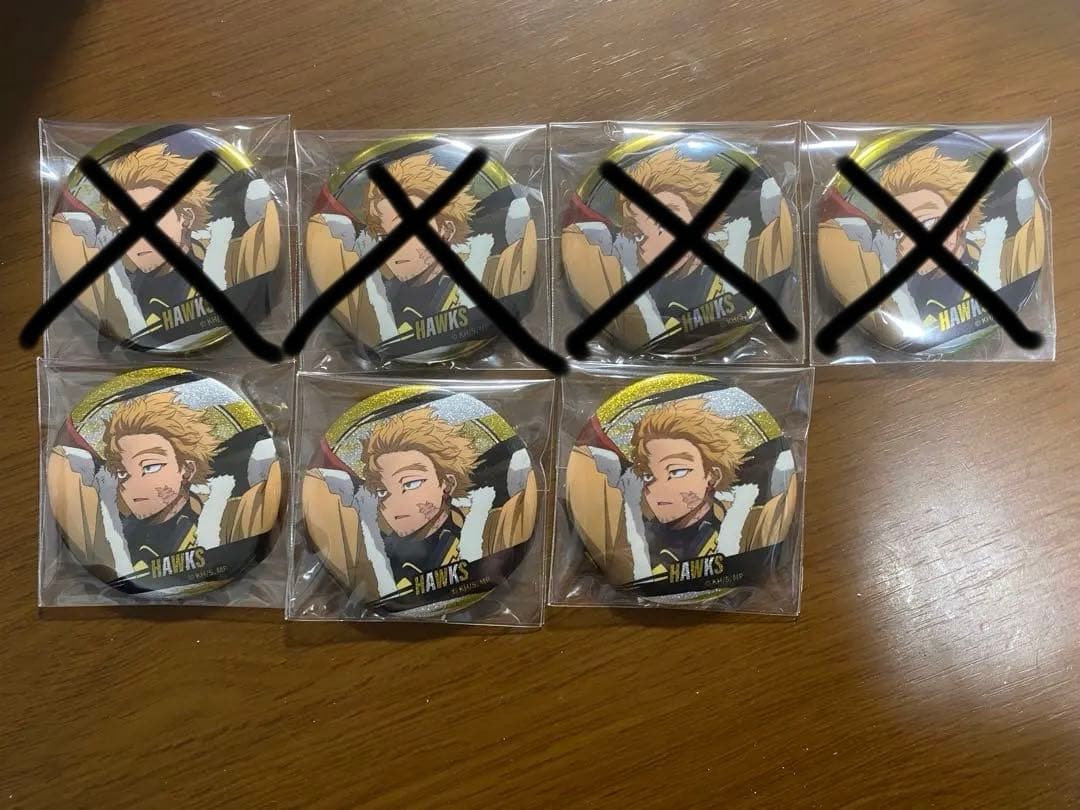 ヒロアカ 東急グループ 缶バッジ ホークス レア