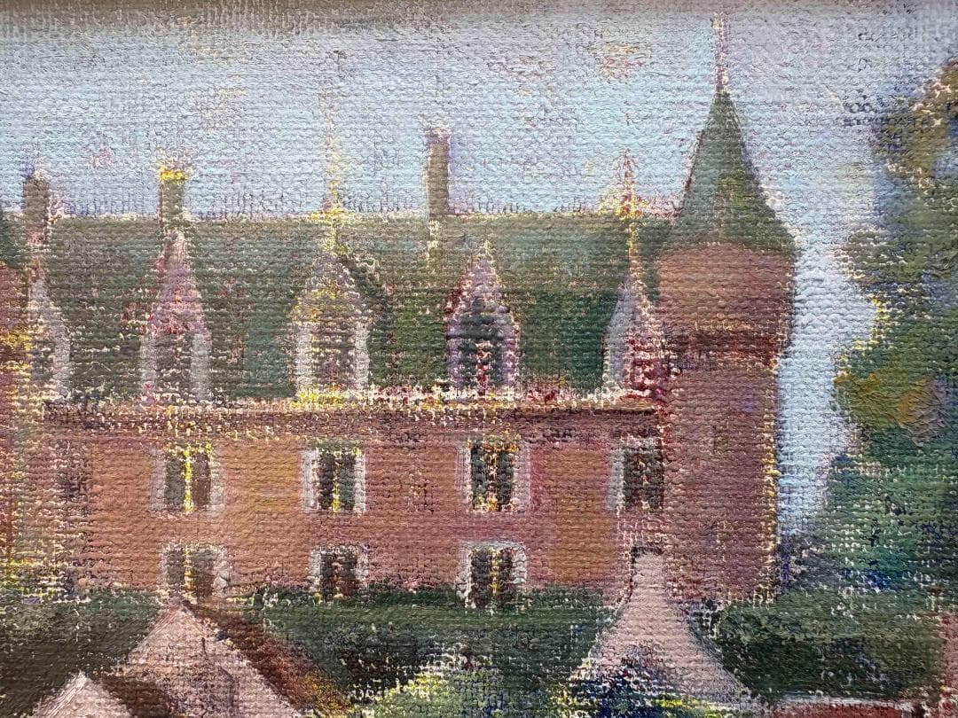 (A0020)今村昭寛「ロワール河畔の城　丘の上の城」