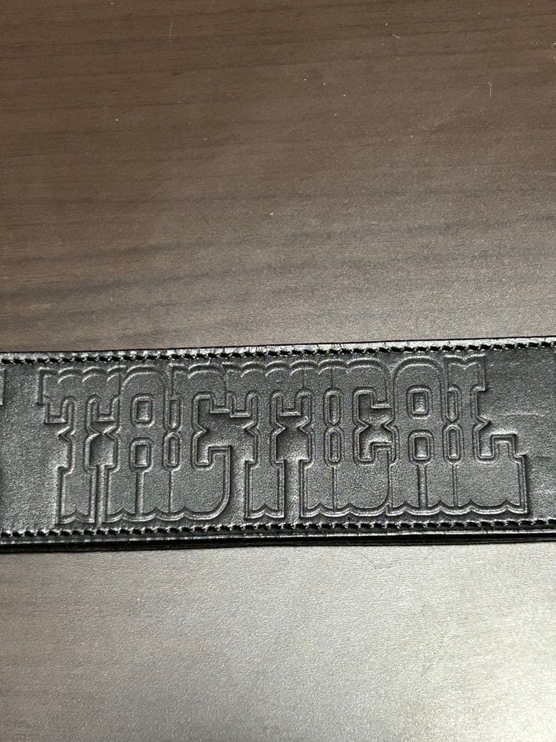 〈美品〉VOLK V-9 LEATHER BELT ブラック