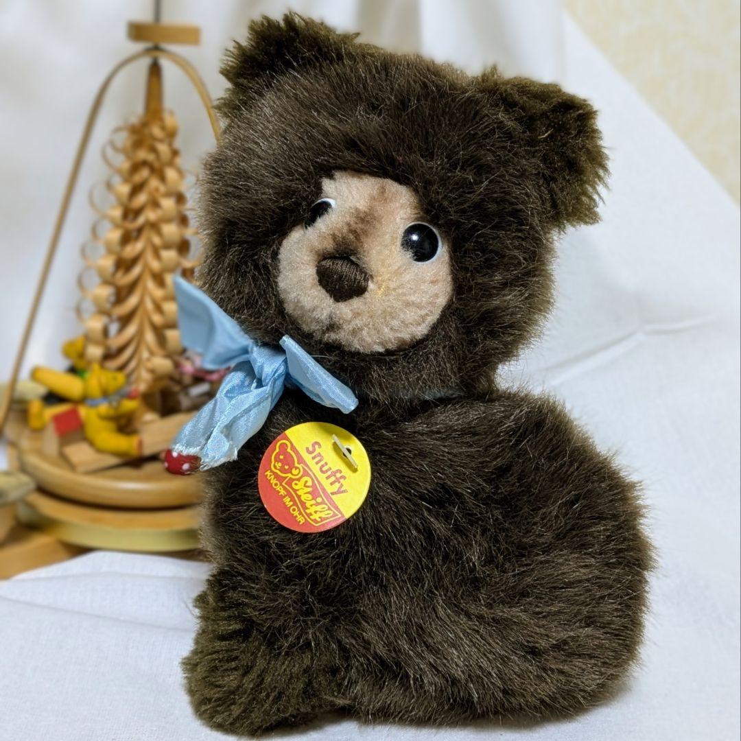 希少 ヴィンテージ シュタイフ スナッフィー 19cm チェストタグ付き