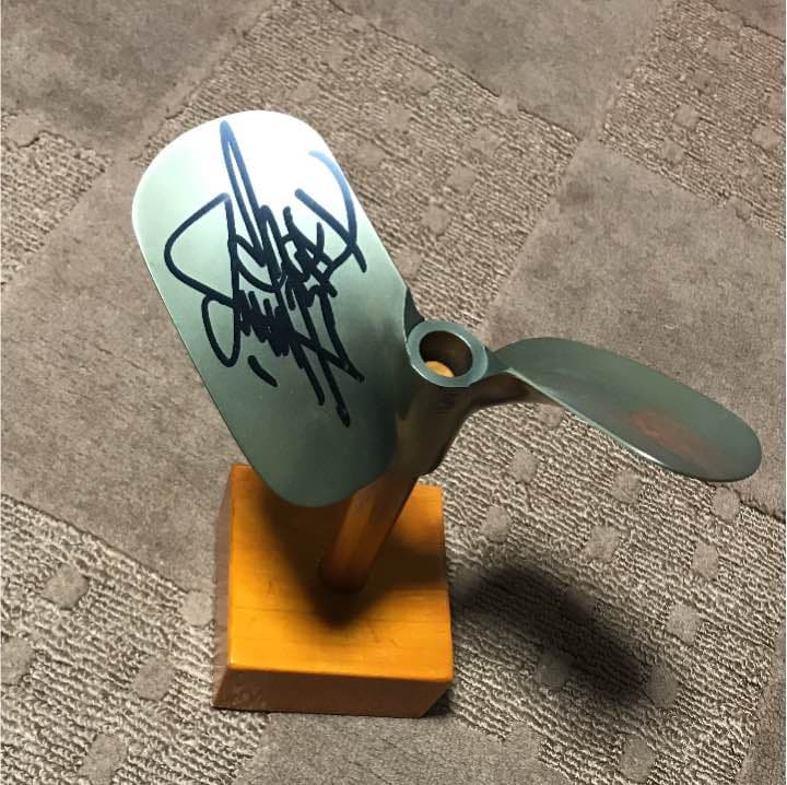 競艇！池田浩二選手のサイン入りプロペラ