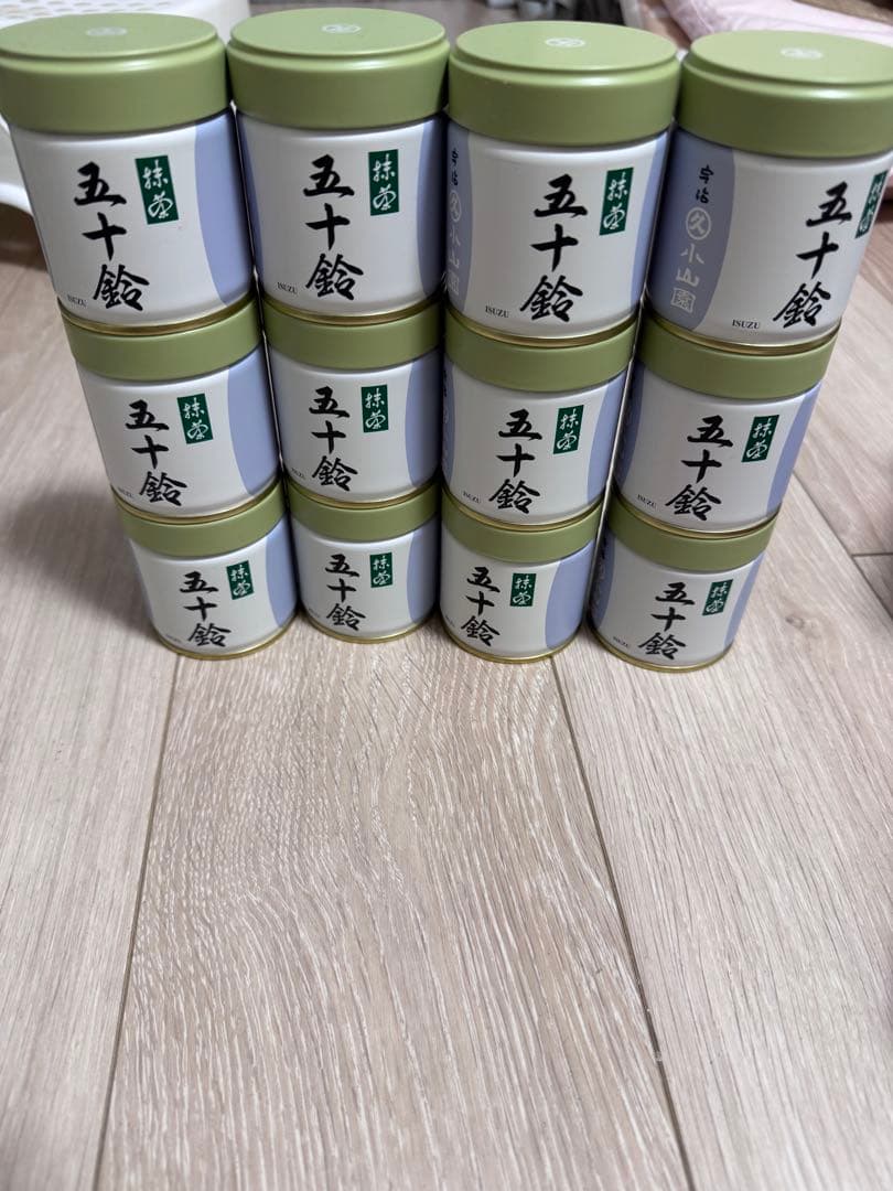 丸久小山園 抹茶 五十鈴 12缶セット