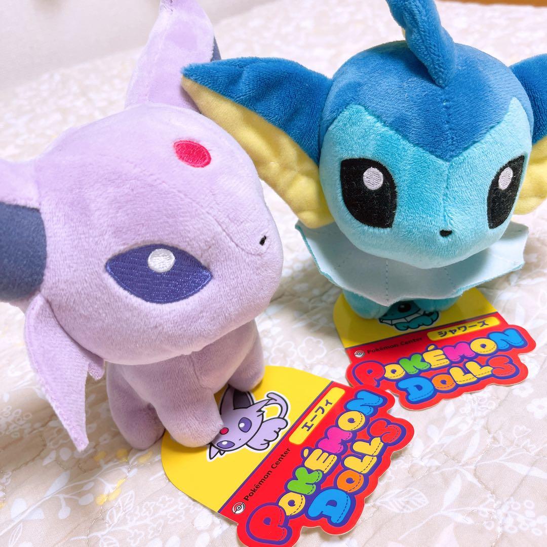 ポケモンドールズ　シャワーズ&エーフィセット