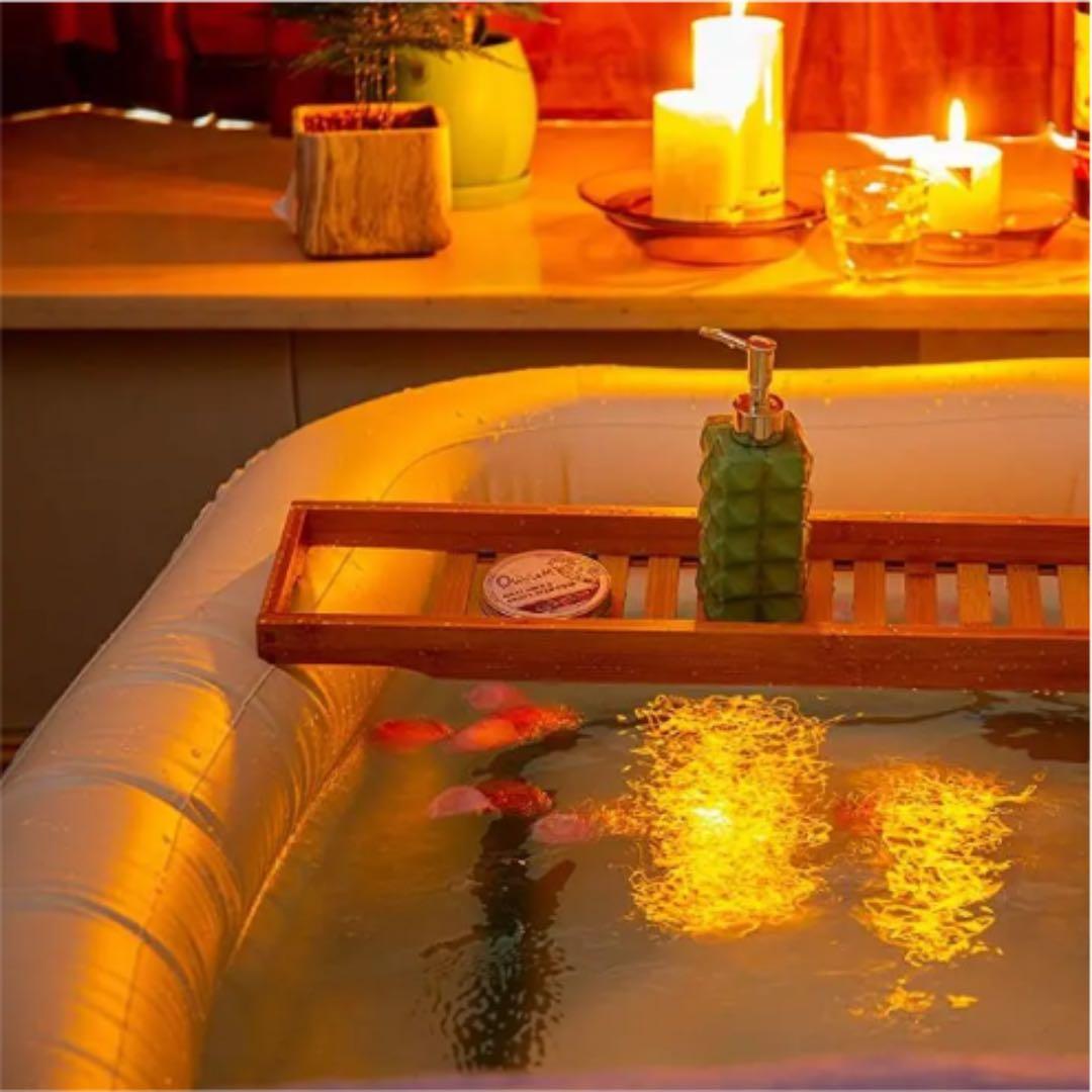 【新品】オシャレで大人気‼︎ 自宅で夢の露天風呂セット! 室内でも使える！