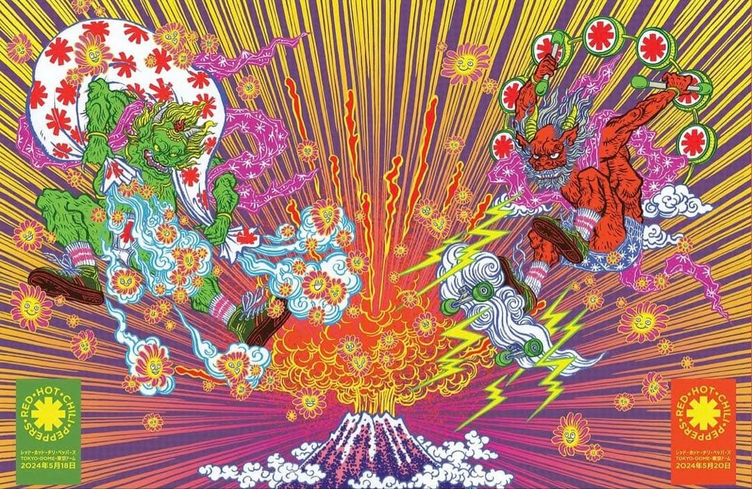 レッチリ東京ドーム公演　ポスター2枚セット　おまけつき