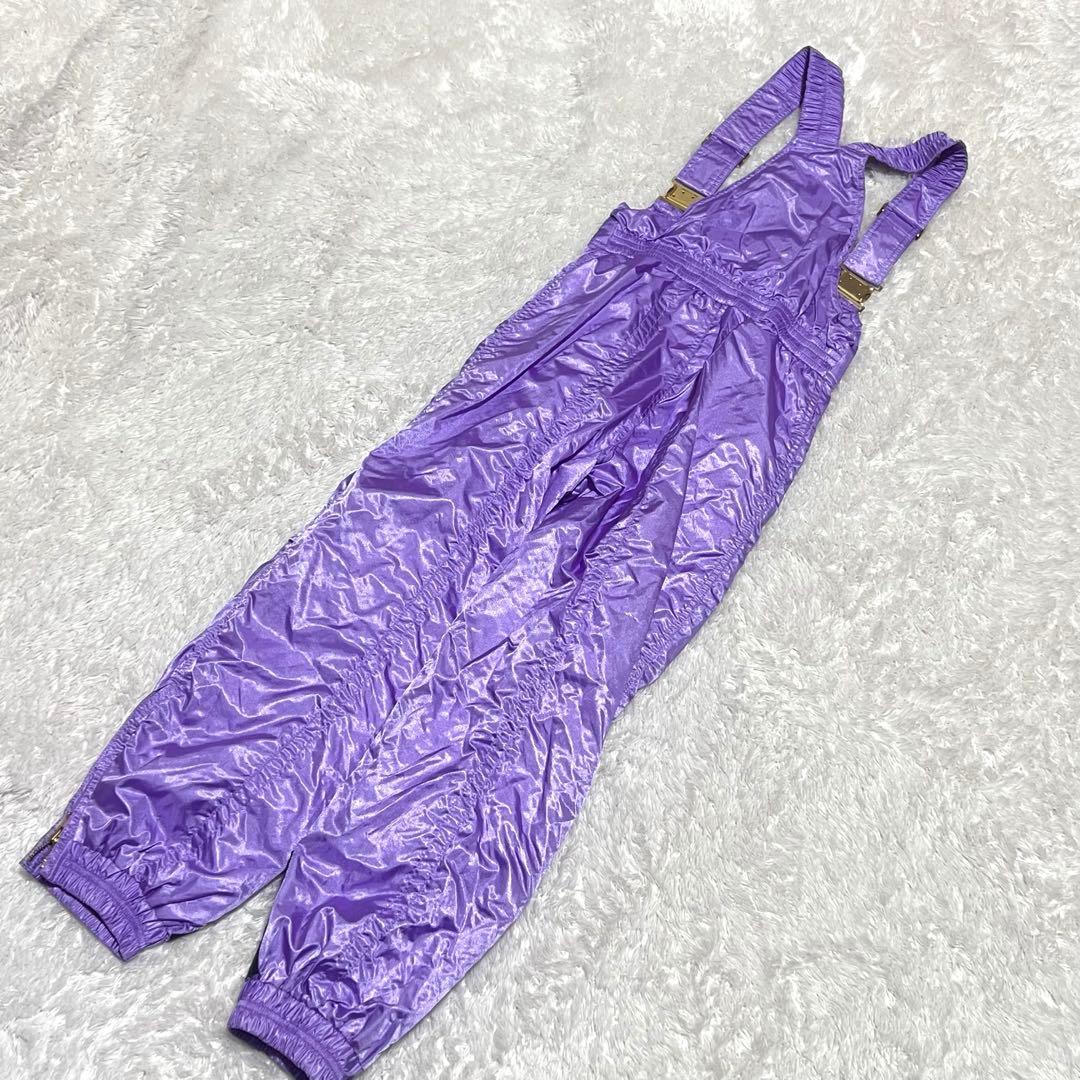 未使用　レトロ　スキーウェア　セットアップ　スノーウェア　上下