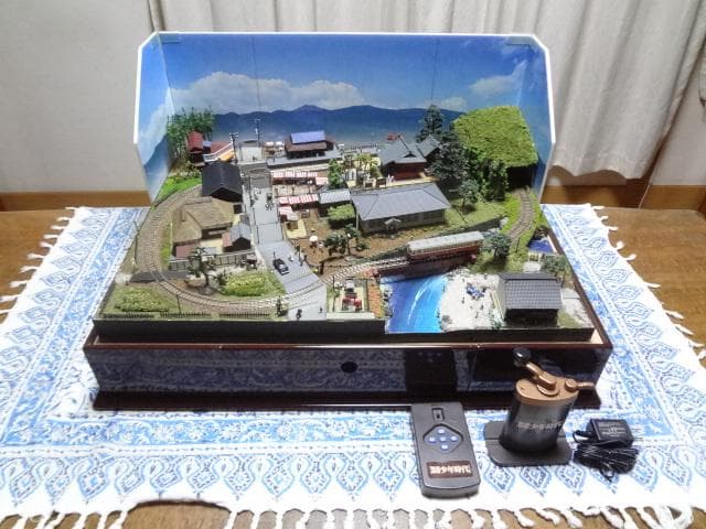 鉄道模型少年時代レイアウト・ジオラマ完成品 ケース・パワーパック付 Nゲージ