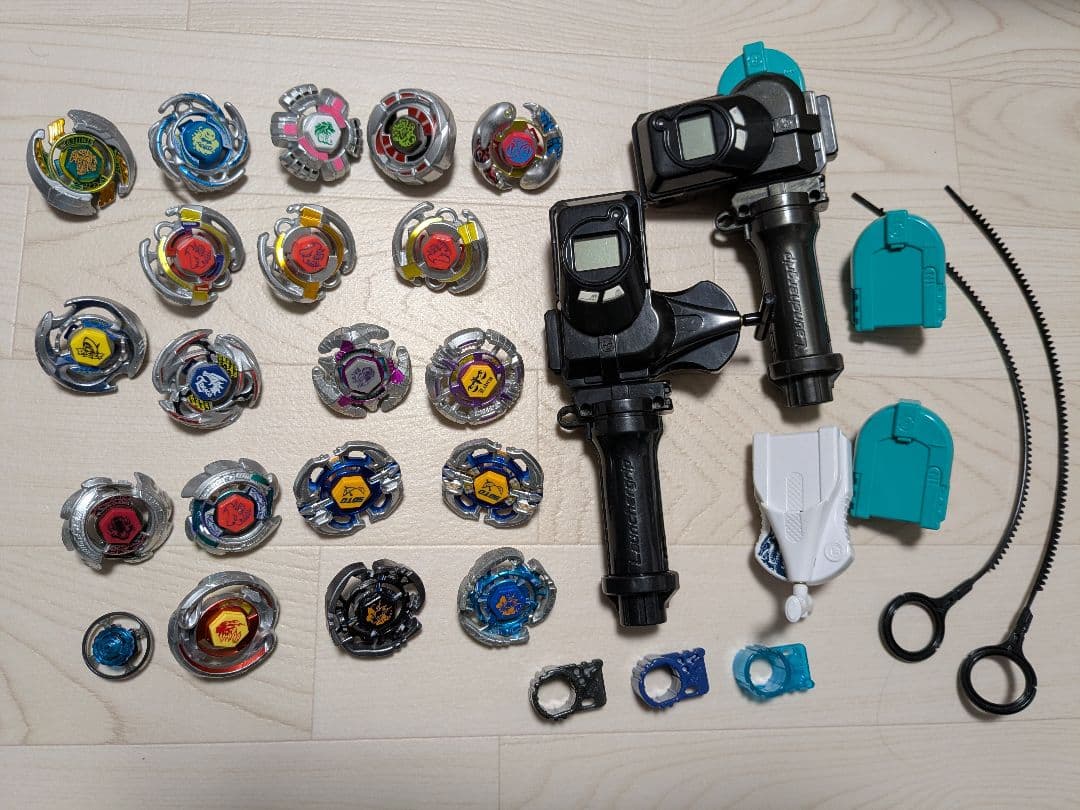 メタルファイトベイブレード 19個セット　ランチャー付き