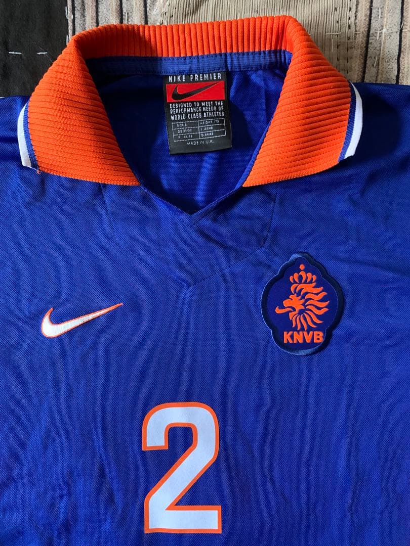 97-98 nike オランダ代表 アウェイ ユニフォーム ゲームシャツ ユーロ