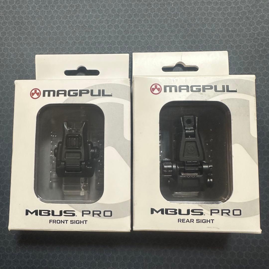 A*h様 実物 MAGPUL MBUS PRO F・R サイトセット