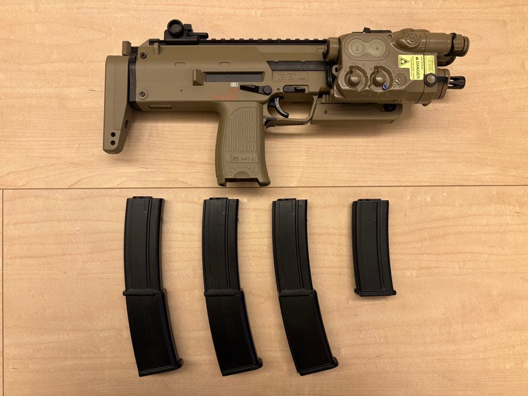 東京マルイ MP7 電動ガン タンカラー リポ化 動作未確認