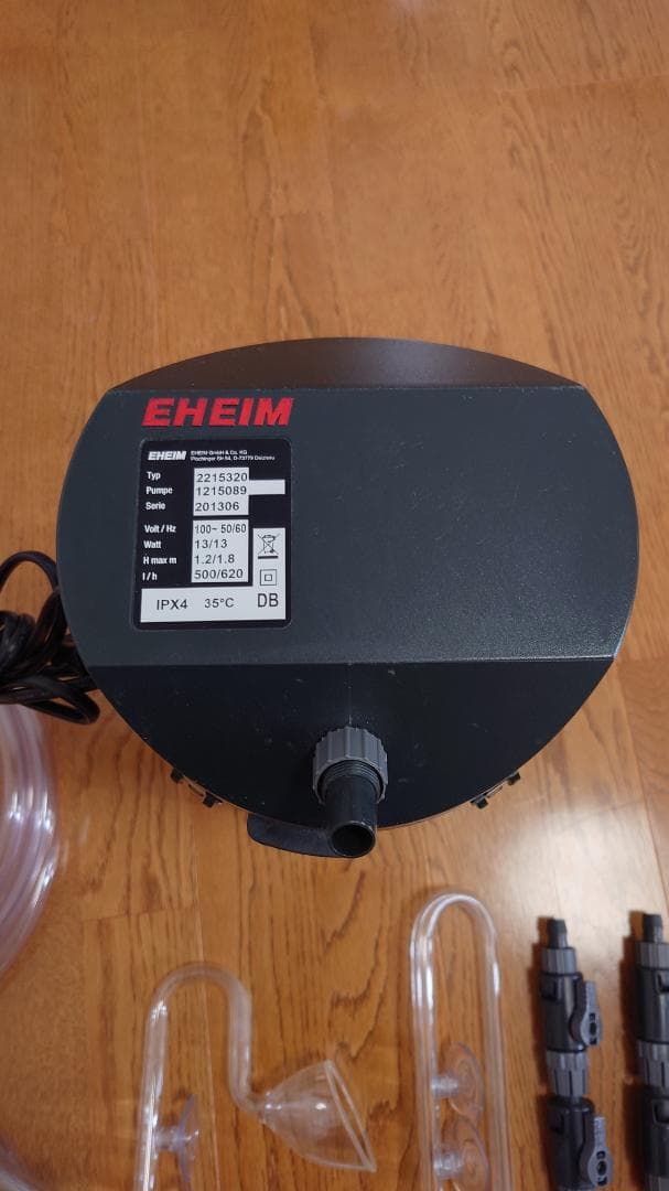 エーハイム 2215 外部フィルター一式 ダブルタップ/ろ材/新品ホース付セット