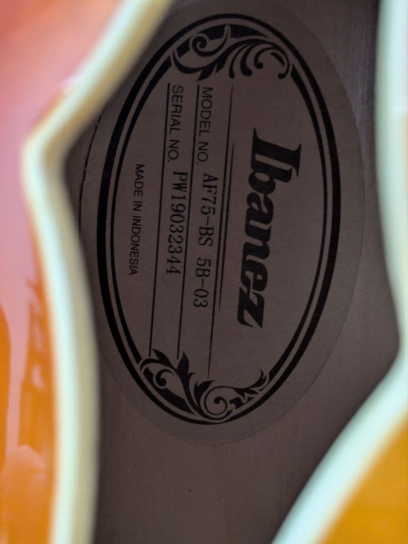 Ibanez AF75 BS フルアコ