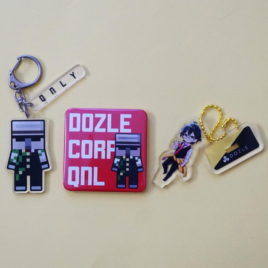 ドズル社　おんりーさん　キーホルダーと缶バッジセット