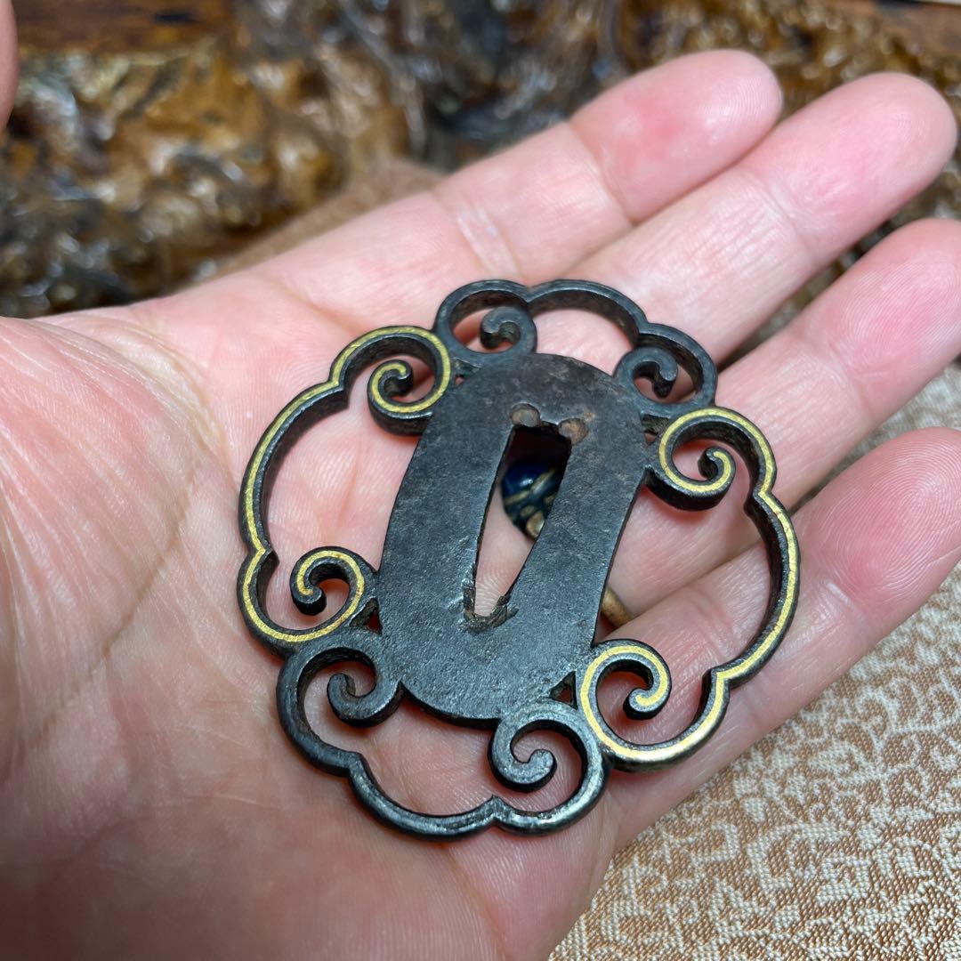 鍔 日本刀 刀装具 鐔 骨董 古美術