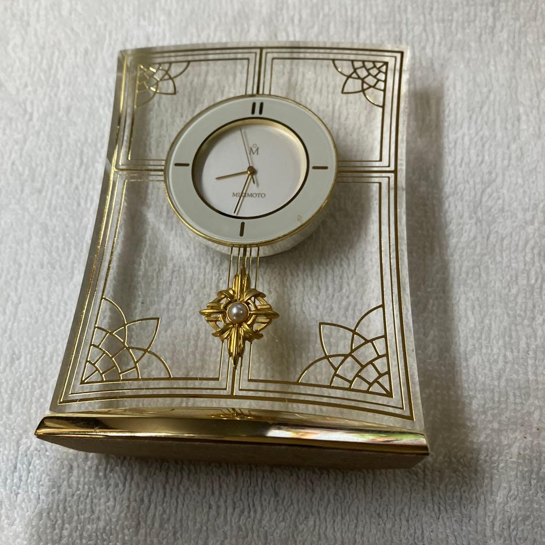 アドマイヤ軍団　競馬　ミキモト　非売品　置き時計