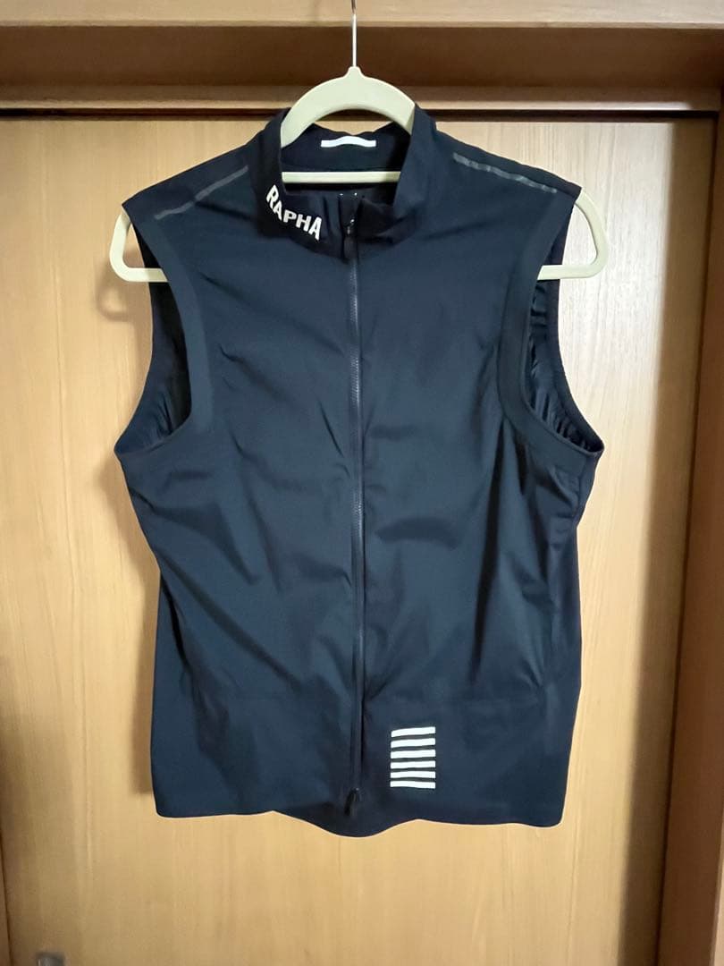 (美品)Raphaラファ プロチーム ライトウェイト ジレ黒L