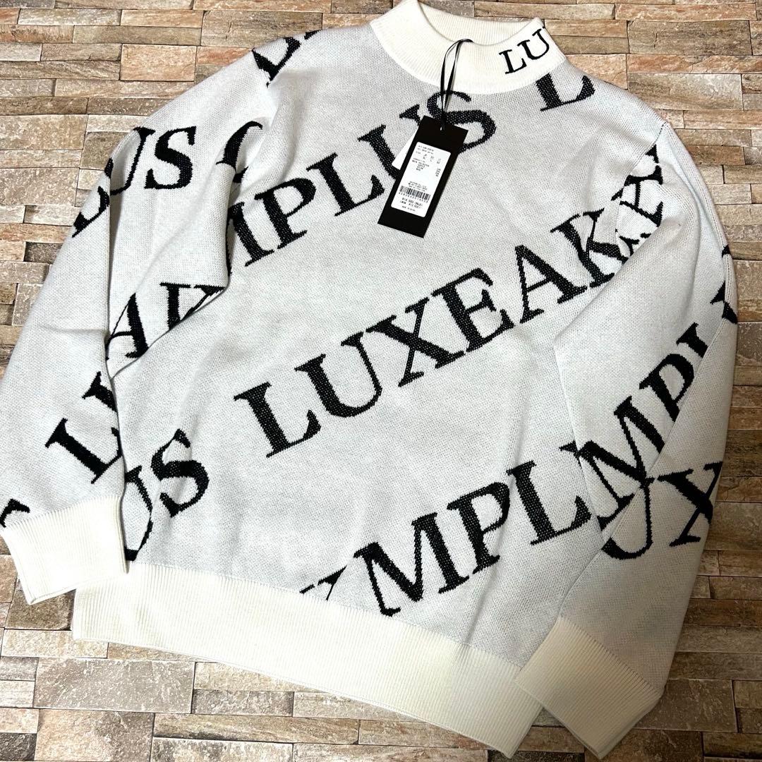 【新品】LUXEAKMPLUS AKM／ニット セーター ゴルフウェア XL