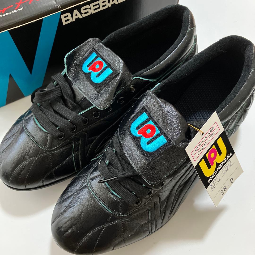 未使用 ワールドペガサス 本革 野球スパイク 28.0cm デッドストック品