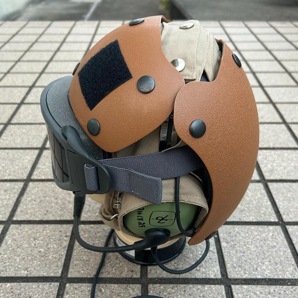 米軍　デッキクルーヘルメット　FLIGHT DECK　ブラウン　ミリタリー