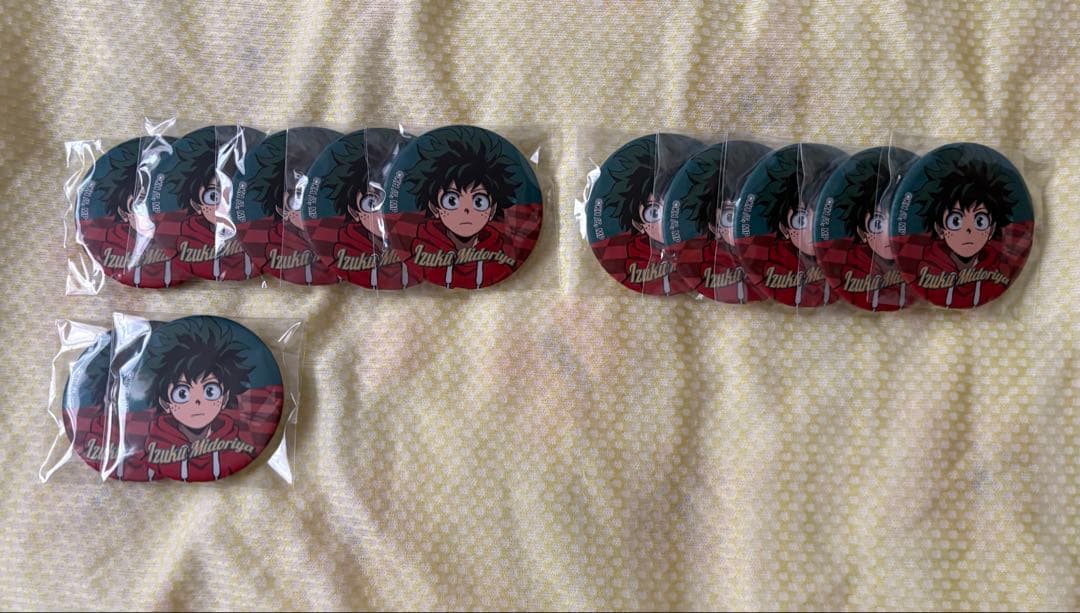 僕のヒーローアカデミア ヒロアカ TOHO 缶バッジ 緑谷出久 12個