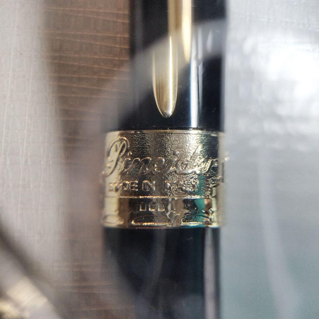 Pineider 万年筆 黒 ゴールド装飾