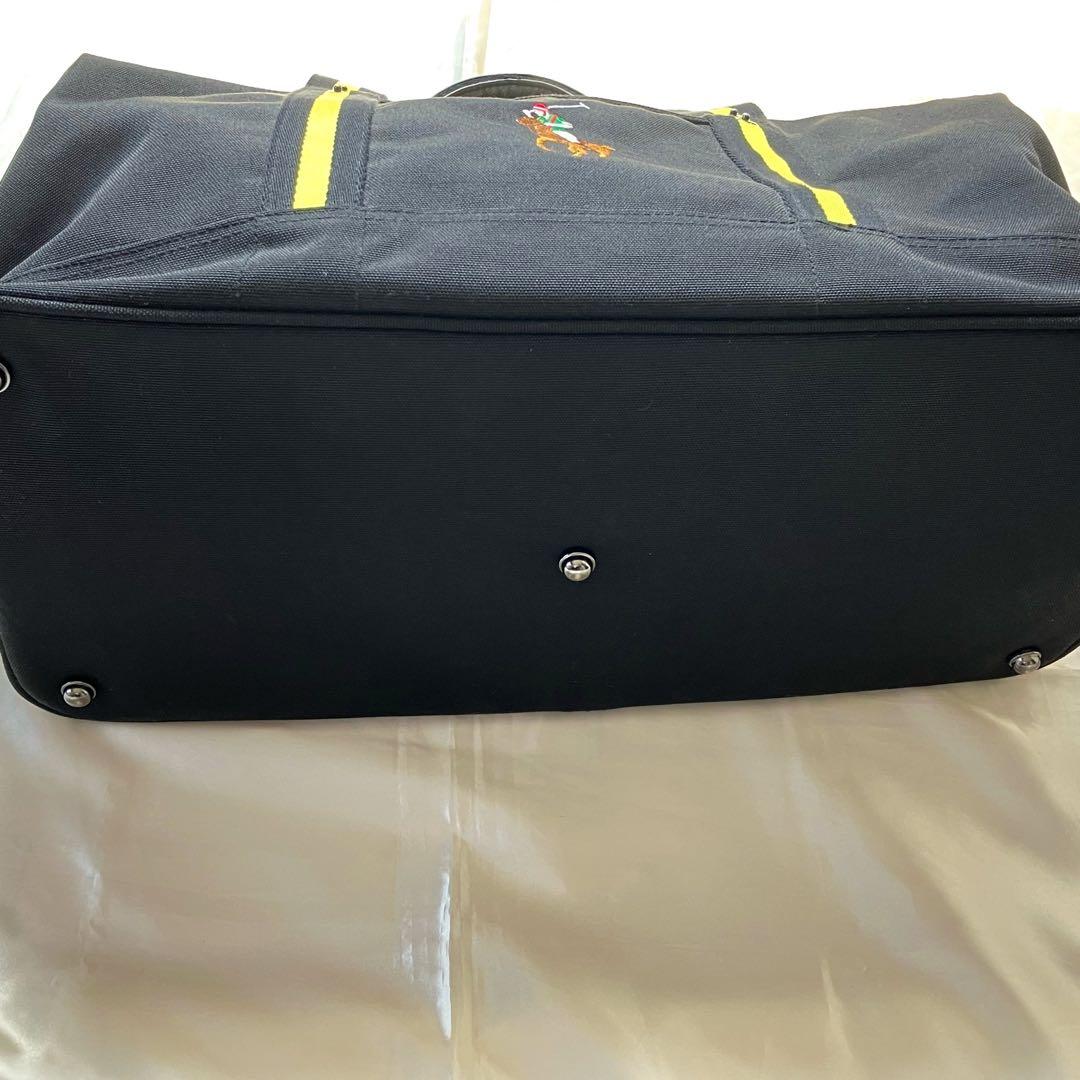 美品　ラルフローレン　ボストンバッグ ショルダーベルト付き