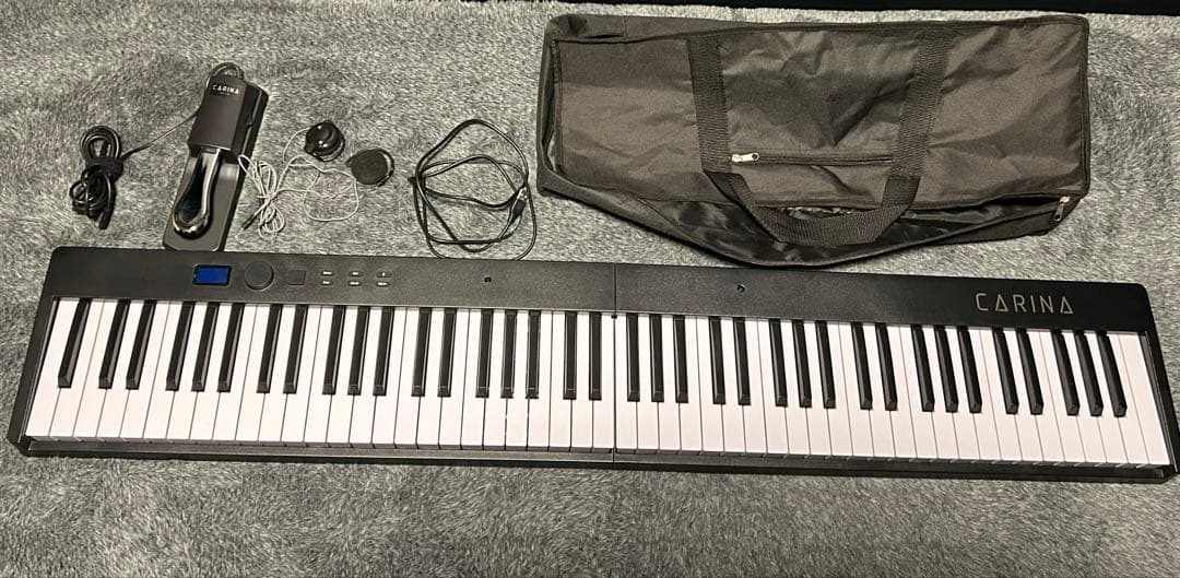 [美品] Carina 折りたたみ 電子ピアノ 光る鍵盤 88鍵盤