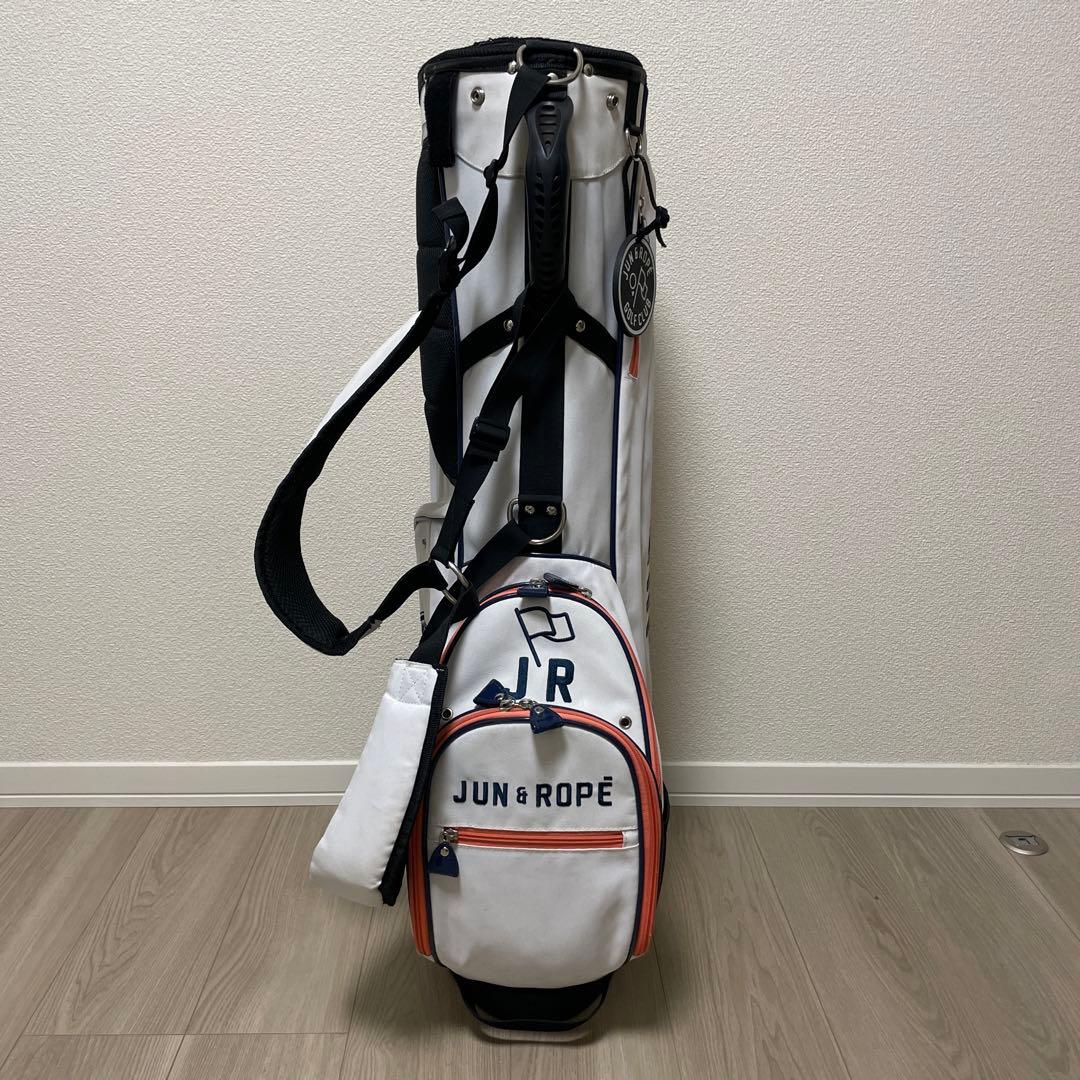 JUN & ROPE キャディバッグ ホワイト
