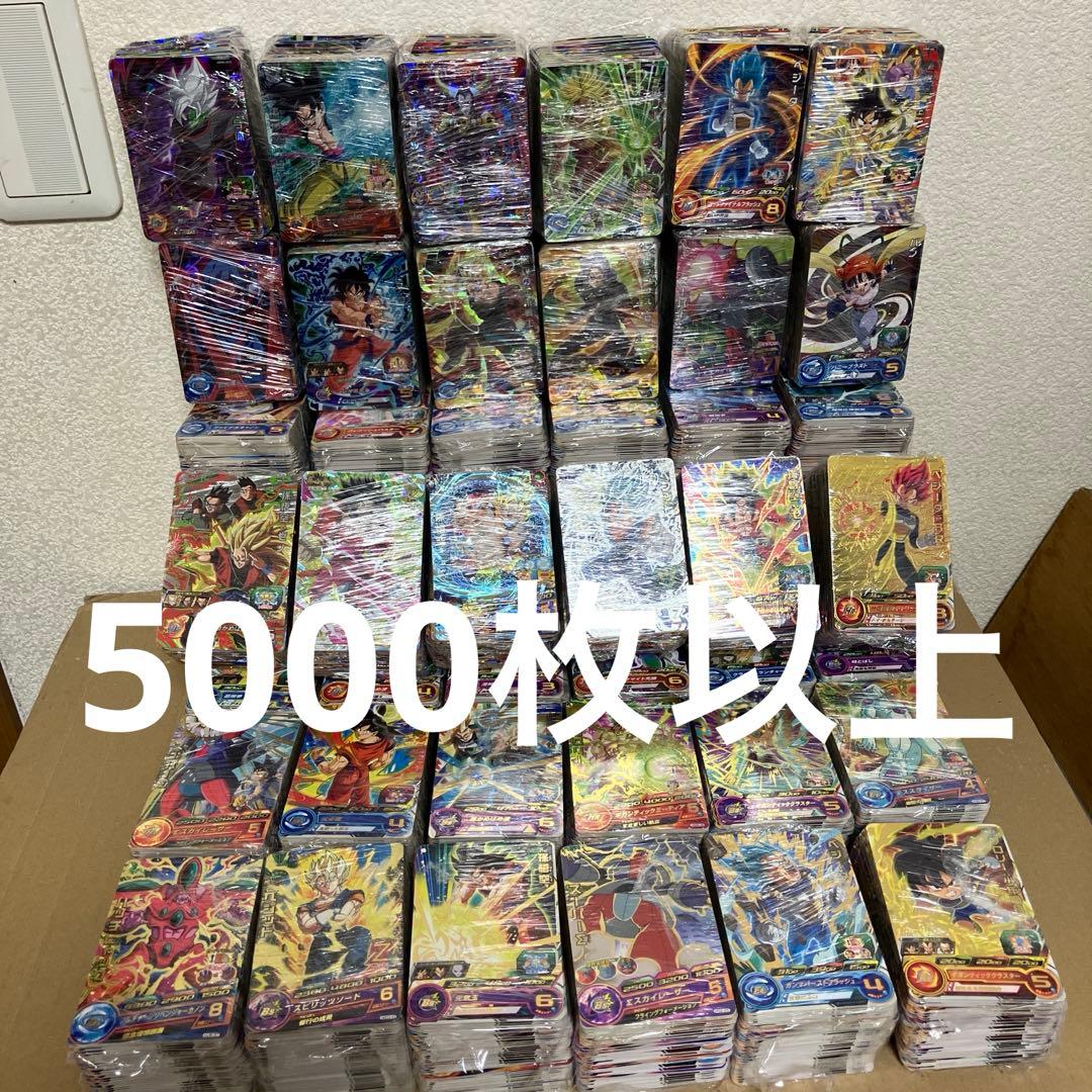 ドラゴンボールヒーローズ　傷ありカード5000枚以上、カードケース、カードBOX