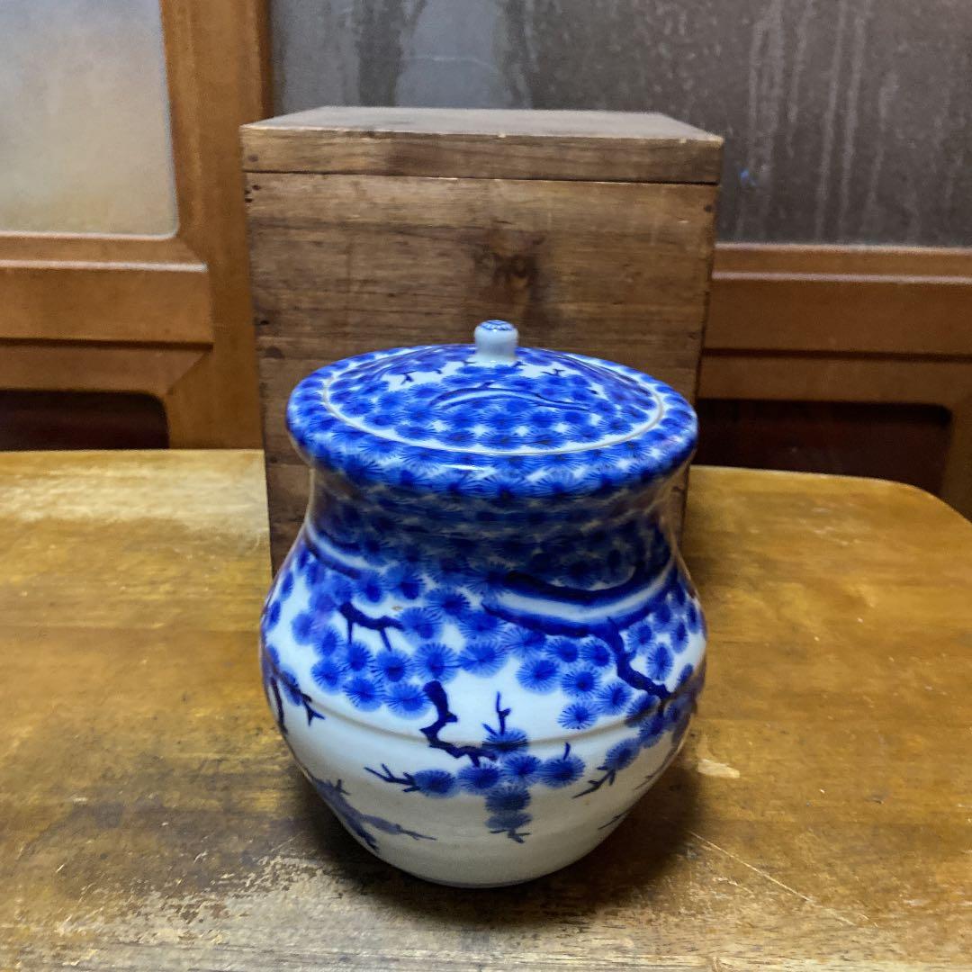 古伊万里水指桐箱付き