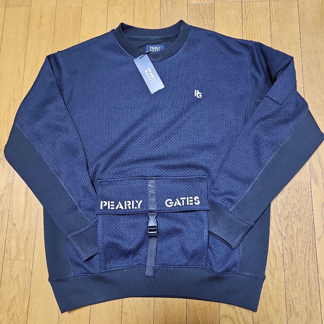 早い者勝ち　最新　極暖　PEARLY GATES メッシュトレーナー ネイビー