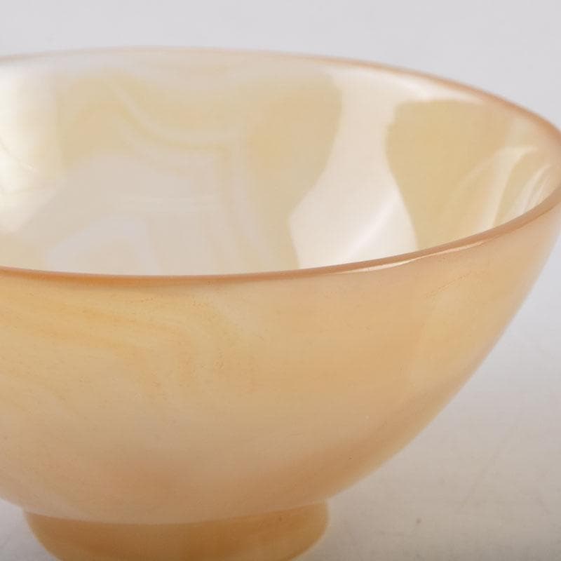 中国　玉石瑪瑙彫刻　盃　ぐい呑　C　9114